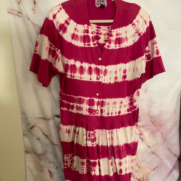 Vintage Tie Dye Loungewear Jumpsuit - Picture 1 of 6